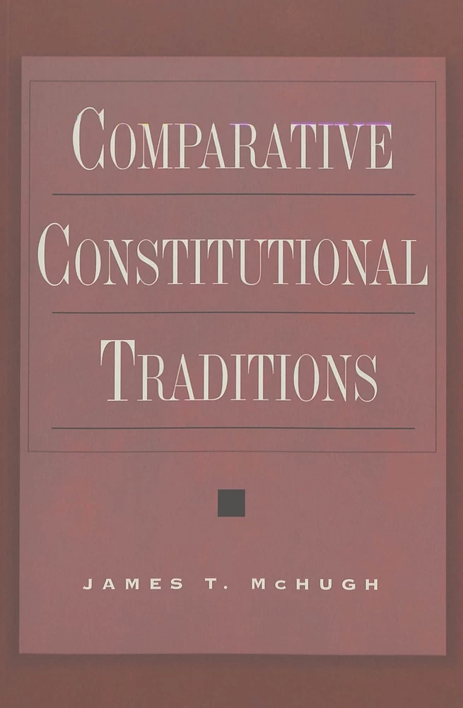 Comparative Constitutional Traditions