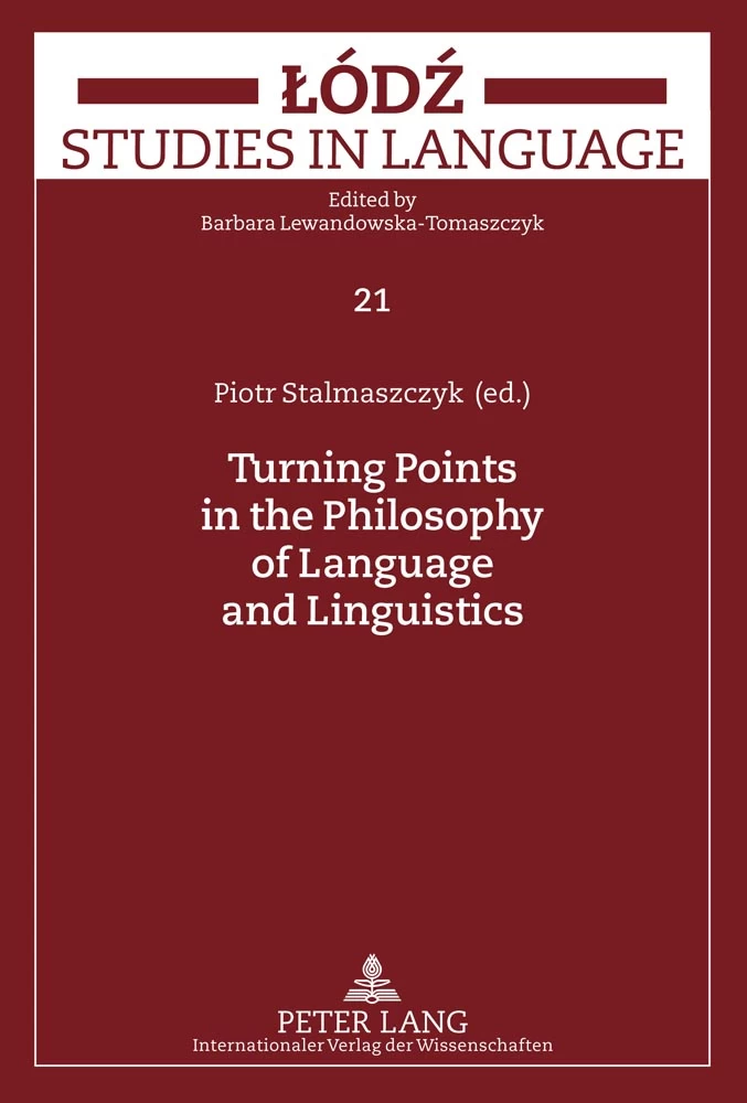 Turning Points in the Philosophy of Language and Linguistics