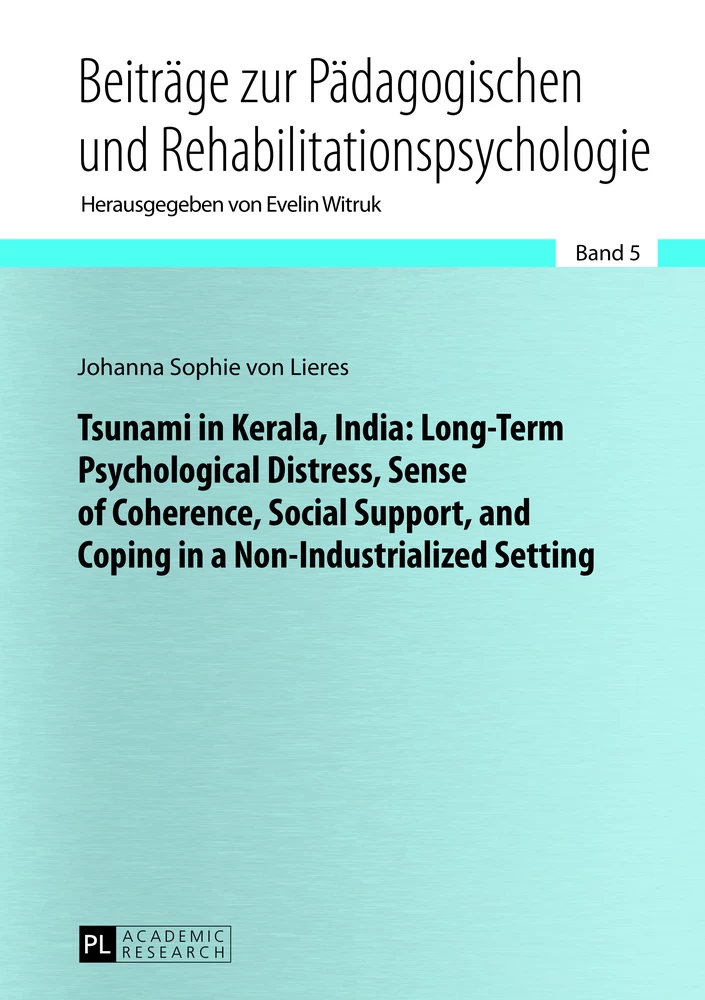 Tsunami in Kerala, India: Long-Term Psychological Distress, Sense of Coherence, Social Support, ...