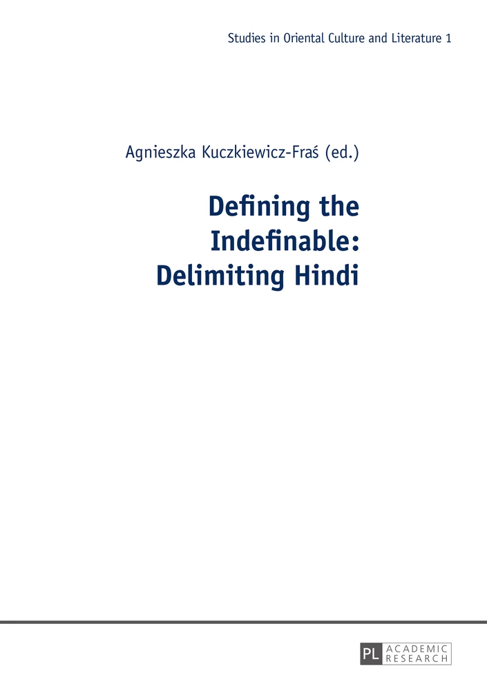 Defining the Indefinable: Delimiting Hindi