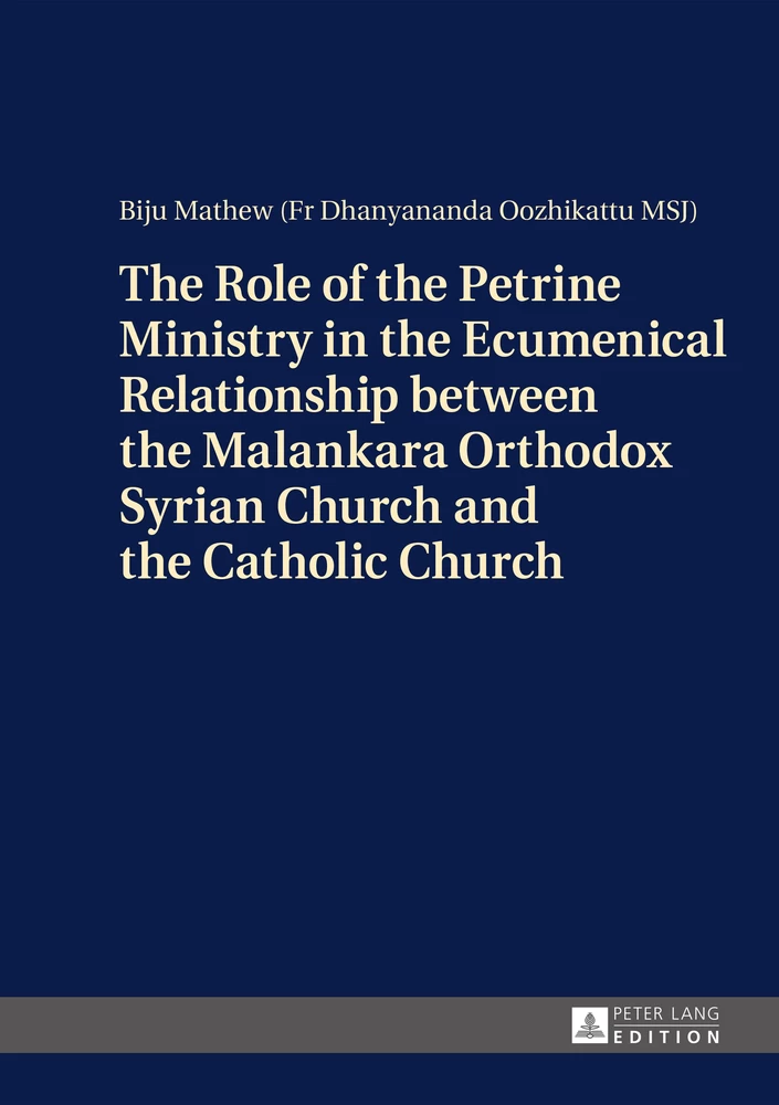 The Role of the Petrine Ministry in the Ecumenical Relationship between the ...